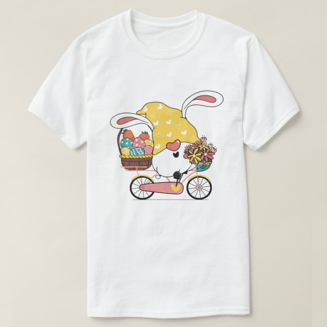 T-shirt Bunny Gnome de Pâques (Design devant)