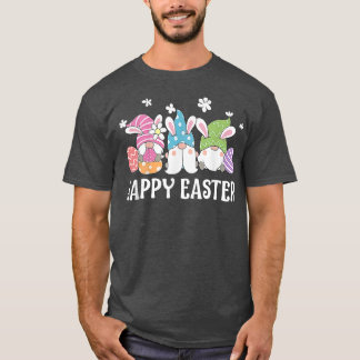 T-shirt Bunny Gnome Hug Oeufs de Pâques Joyeux Jour de Pâq