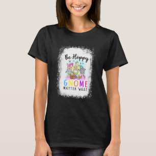 T-shirt Bunny Gnome Rabbit Eggs Hunting Happy Easter Day F