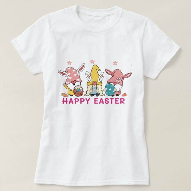T-shirt Bunny Gnomes de Pâques (Design devant)