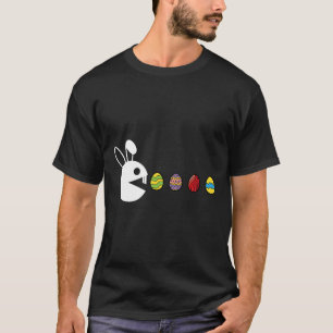 T-shirt Bunny Joyeux Joueur de jeu vidéo de chasse aux oeu