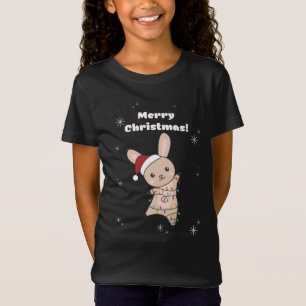 T-Shirt Bunny Joyeux Noël Animaux d'hiver Lapins T-Shi
