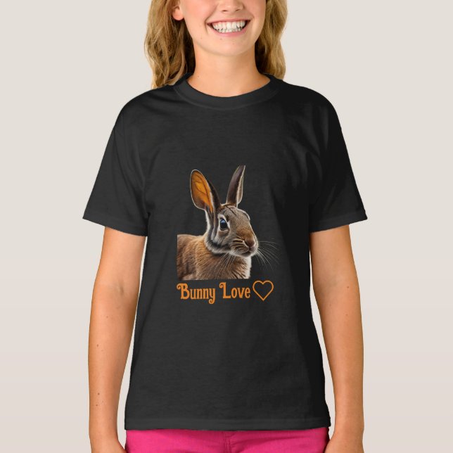 T - Shirt "Bunny Liebe" (Vorderseite)