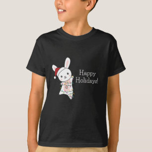 T-shirt Bunny Merry Christmas Winter Animals Rabbits