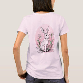 T-shirt Bunny mignon et lys