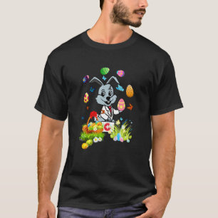 T-shirt Bunny Nurse Funny Oeuf Funny Jour de Pâques Médeci