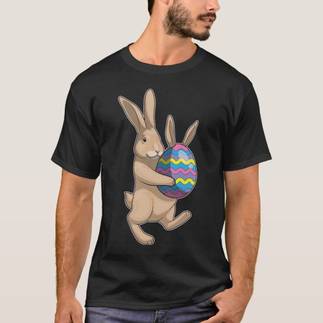 T-shirt Bunny OEufs de Pâques de Pâques Oreilles (Devant)