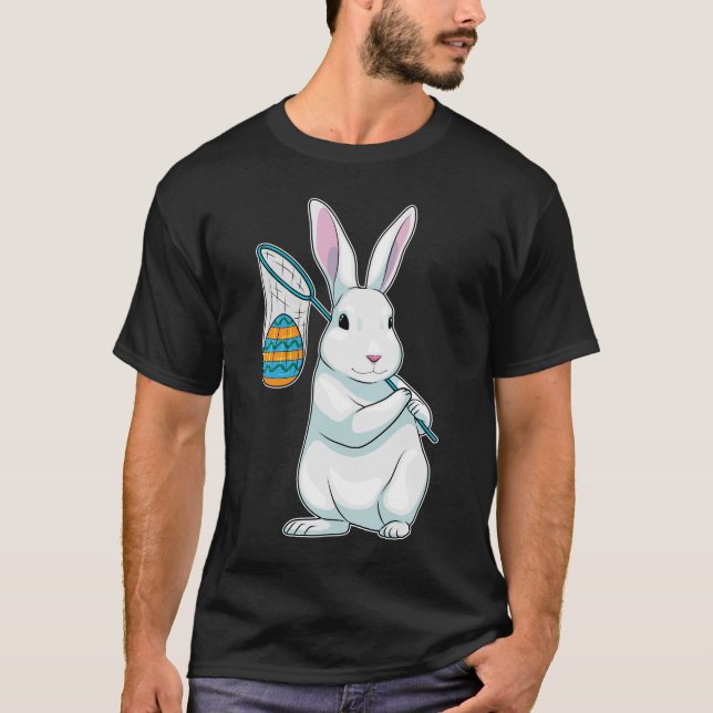 T-shirt Bunny Pâques Fisher oeuf de Pâques (Devant)