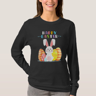 T-shirt Bunny Pastel Printemps Chasse Oeufs Rabbit Joyeux
