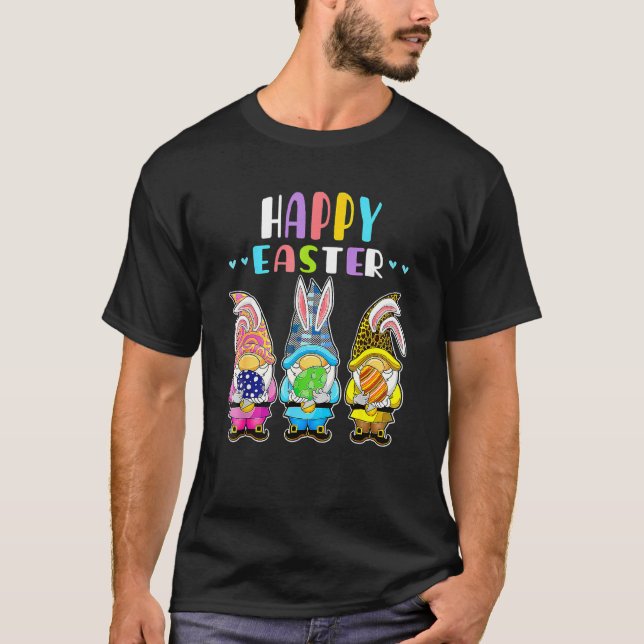 T-shirt Bunny Pastel Printemps Chasse Oeufs Rabbit Joyeux  (Devant)