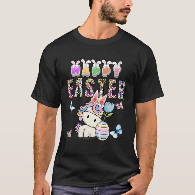 T-shirt Bunny Pastel Spring Hunt Rabbit Happy Easter Day U (Devant)