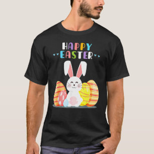 T-shirt Bunny Pastel Springs Chasse Oeufs Rabbit Joyeux Go