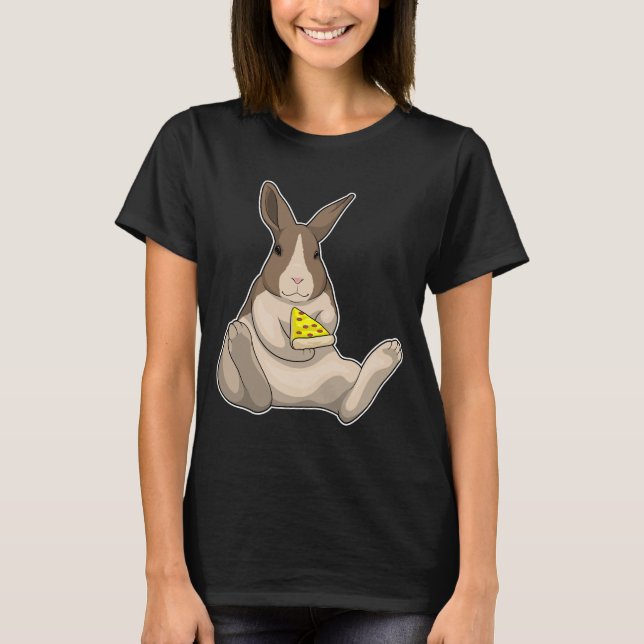 T-shirt Bunny Pizza (Devant)