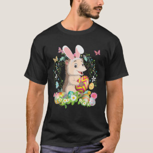 T-shirt Bunny Porcupine Joyeux Jour de Pâques Chasse aux O