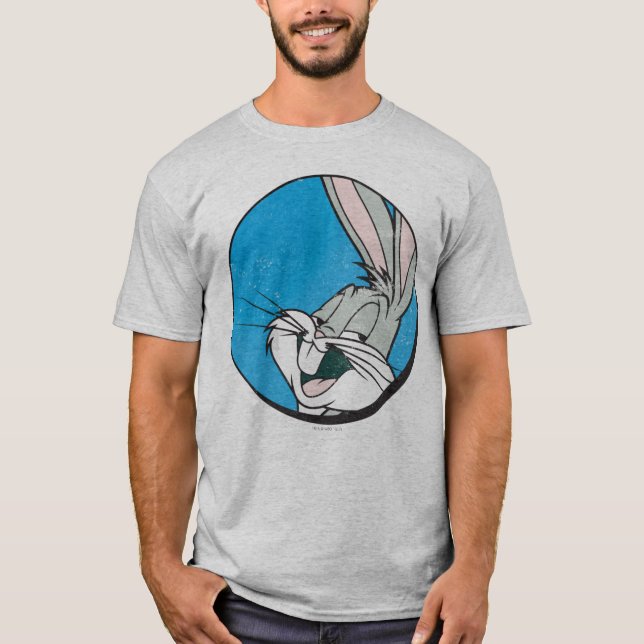 T-shirt BUNNY™ Retro Blue Patch (Devant)