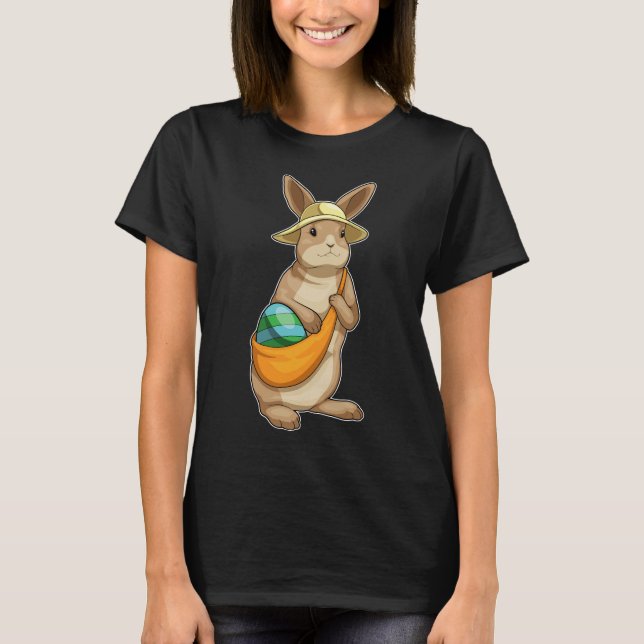T-shirt Bunny Sac d'oeuf de Pâques de Pâques (Devant)
