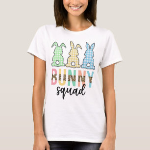 T-shirt Bunny Squad Chasse aux oeufs de Pâques Cute Bunn