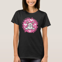 T-shirt Bunny Toddler de la petite fille de la tan