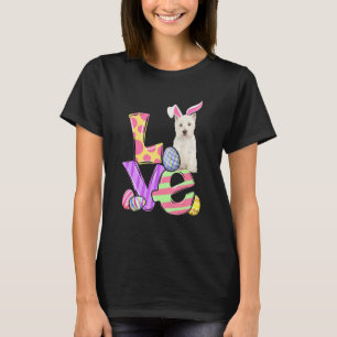 T-shirt Bunny West Highland White Terrier Chien Joyeux Pâq