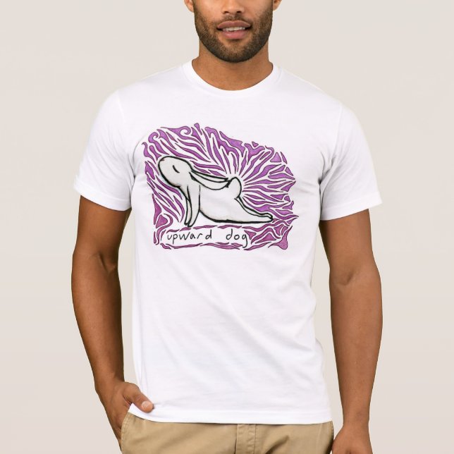 T-shirt Bunnyoga - Chien supérieur (Devant)