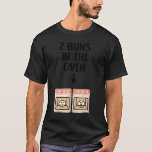 T-shirt Buns Dans Le Four Twins Grossesse Faire-part Gend