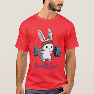 T-shirt Buns Of Steel Fitness Rabbit Bunny Lover Gym Worko