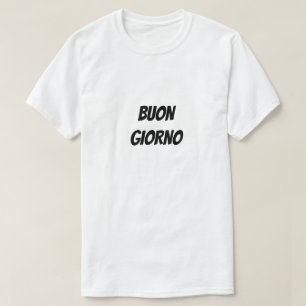 T-shirt Buon giorno Bonjour