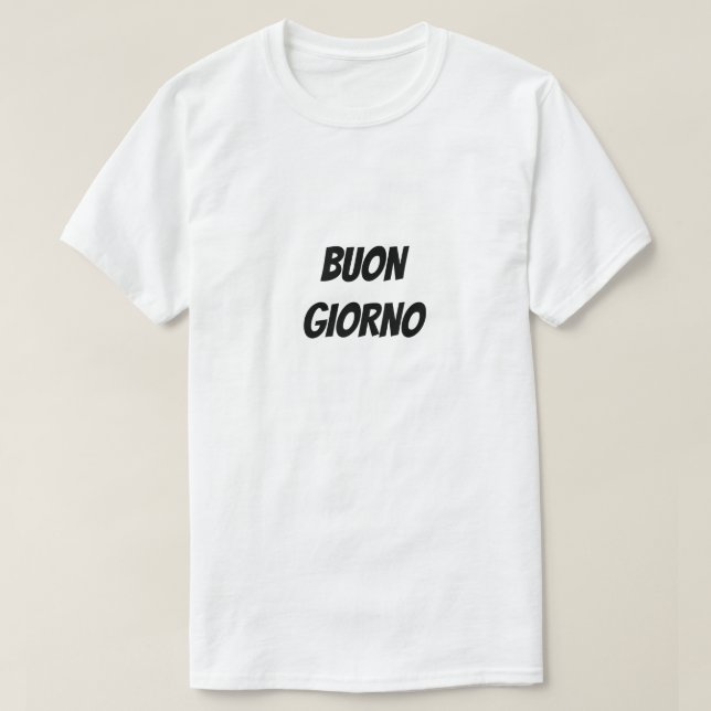 T-shirt Buon giorno | Bonjour (Design devant)
