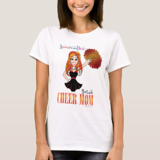 T-shirt Burbank Cheer Mom Long Manches