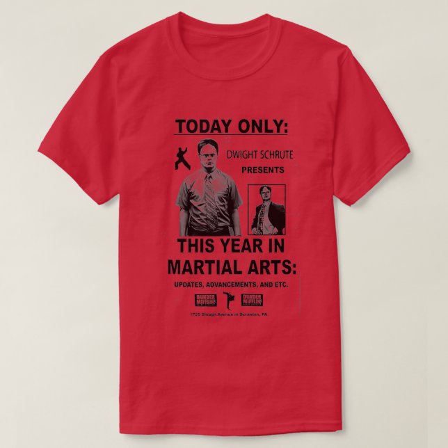 T-shirt Bureau cette année dans la circulaire d'informatio (Design devant)