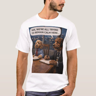 T-Shirt Bureau Chien Drôle - Cadeau Humour Réunion