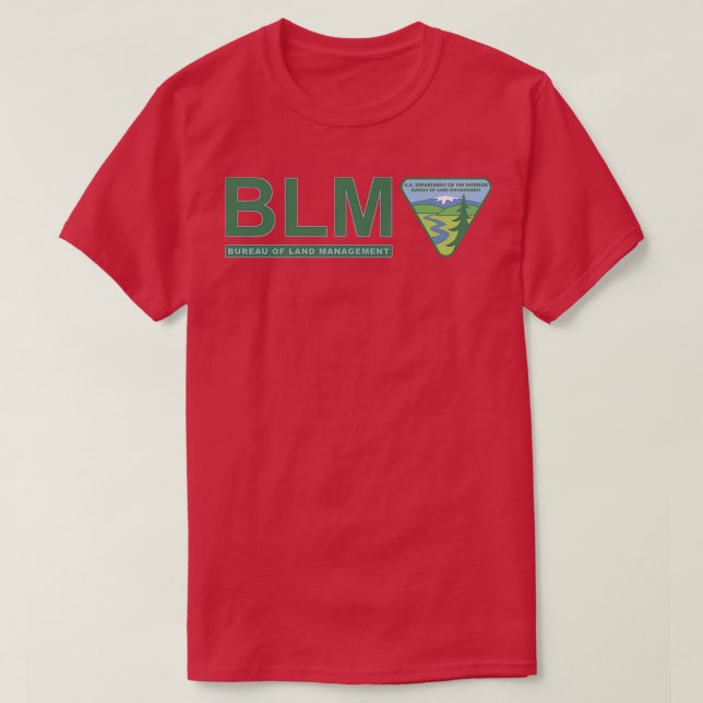 T-shirt Bureau de la gestion des terres de BLM d'origine (Design devant)