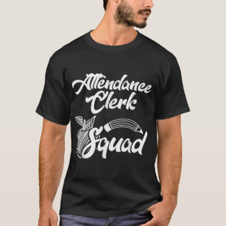 T-shirt Bureau de l'équipe du greffier Présence Cadeaux de