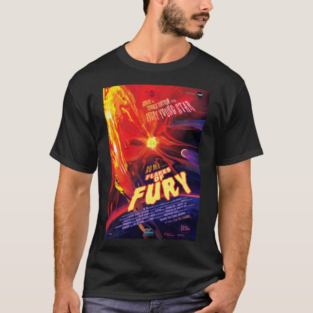 T-shirt Bureau de Voyage Exoplanet de la NASA Flares de Fu (Devant)