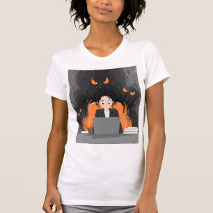 T-shirt « Bureau hanté - Quand le travail ressemble à un c