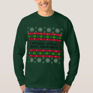 T-shirt Bureau Officiel Personnalisé "Sweater" laid