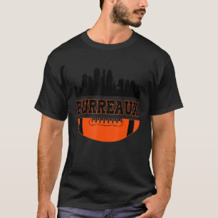T-shirt Bureau Skyline Football Pour Hommes Femmes