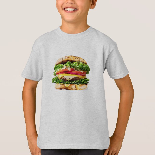 T-shirt Burger (Devant)