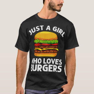 T-shirt Burger cool Art Pour Filles Femmes Hamburger Chees