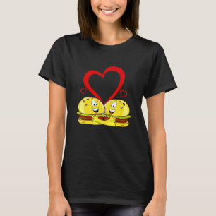 T-shirt Burger Love Junk Food Sandwich Hamburger Fast
