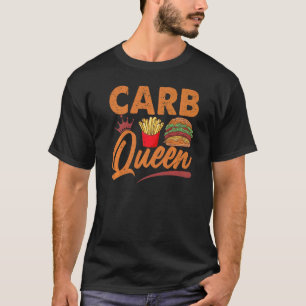 T-shirt Burger Queen Carb Et Fries Restauration Rapide