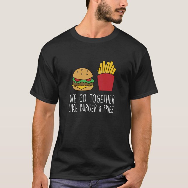 T-shirt Burger Quote Hamburger Cheeseburger  10 (Devant)