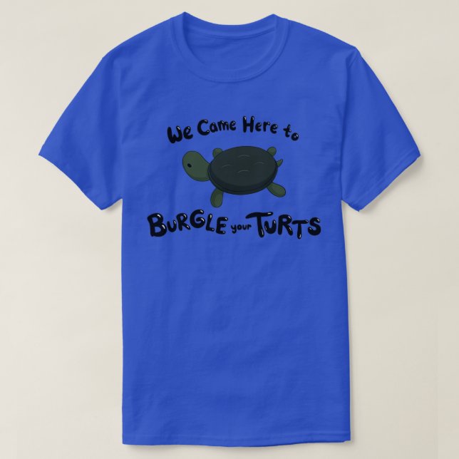T-shirt Burger vos tortues (Design devant)