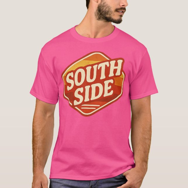 T-shirt Burgers du côté sud (Devant)