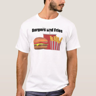 T-shirt Burgers et frites