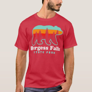 T-shirt Burgess Falls State Park Randonnée Tennessee Bear 