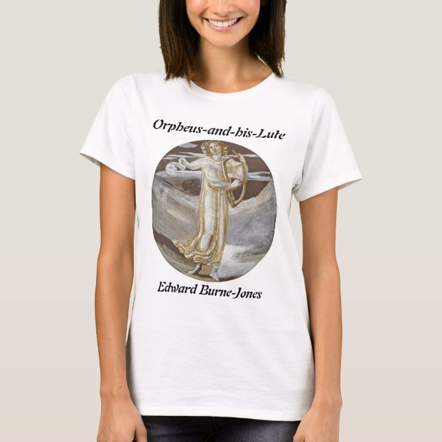 T-shirt Burne-Jones Orpheus et son Lute personnalisable (Devant)