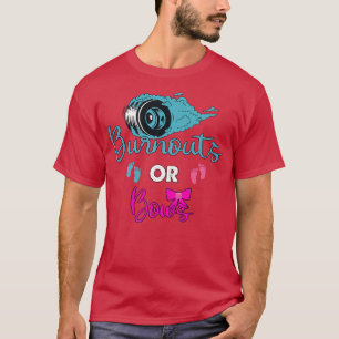 T-shirt Burnous ou Bows Genre Reveal party Idée pour maman