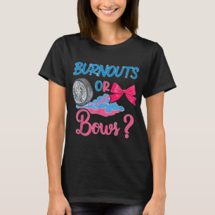 T-shirt Burnous ou Bows Genre Reveal party Idée pour maman