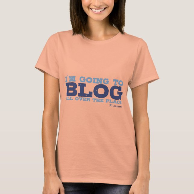 T-shirt Burnout Fected T's (Blog All Over) (Devant)